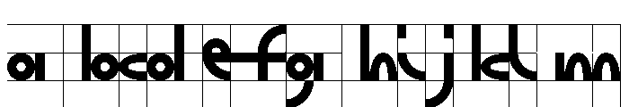 ABCGalapagosAGrid Bold FONT