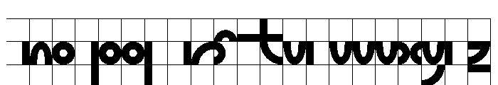 ABCGalapagosAGrid Bold Font LOWERCASE
