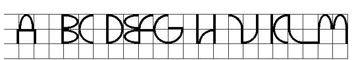 ABCGalapagosAGrid Light Font UPPERCASE
