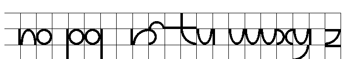 ABCGalapagosAGrid Light Font LOWERCASE