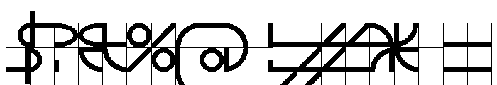 ABCGalapagosAGrid Regular Font OTHER CHARS