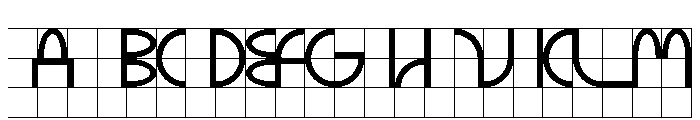 ABCGalapagosAGrid Regular Font UPPERCASE