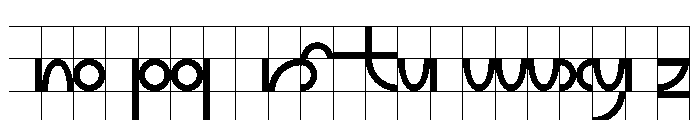 ABCGalapagosAGrid Regular Font LOWERCASE