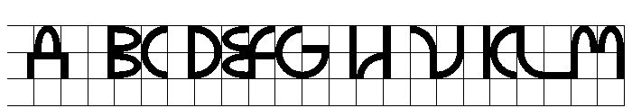 ABCGalapagosAGrid Semibold Font UPPERCASE