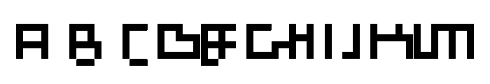 ABCGalapagosB Black Font UPPERCASE