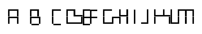 ABCGalapagosB Regular Font UPPERCASE