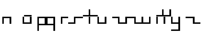ABCGalapagosB Regular Font LOWERCASE