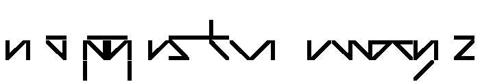ABCGalapagosBC Regular Font LOWERCASE
