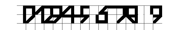 ABCGalapagosBCGrid Bold Font OTHER CHARS