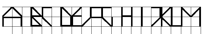 ABCGalapagosBCGrid Light Font UPPERCASE