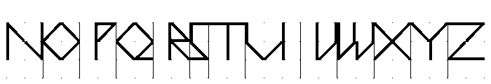 ABCGalapagosBCGrid Light Font UPPERCASE