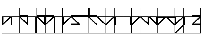 ABCGalapagosBCGrid Light Font LOWERCASE