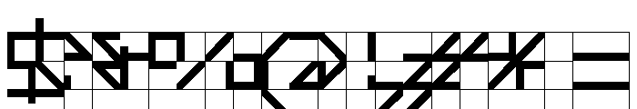 ABCGalapagosBCGrid Semibold Font OTHER CHARS