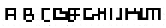 ABCGalapagosBGrid Black Font UPPERCASE