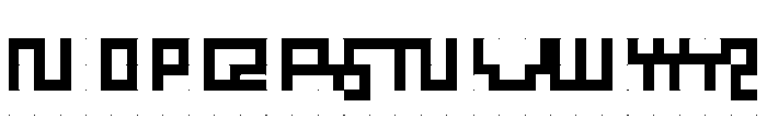ABCGalapagosBGrid Black Font UPPERCASE