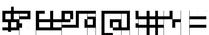 ABCGalapagosBGrid Bold Font OTHER CHARS