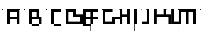 ABCGalapagosBGrid Bold Font UPPERCASE