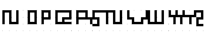 ABCGalapagosBGrid Bold Font UPPERCASE