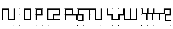 ABCGalapagosBGrid Regular Font UPPERCASE