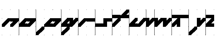 ABCGalapagosCGrid Black Font LOWERCASE