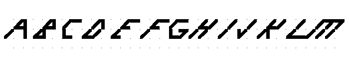 ABCGalapagosCGrid Bold Font UPPERCASE