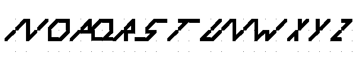 ABCGalapagosCGrid Bold Font UPPERCASE