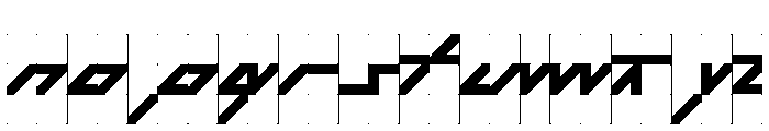 ABCGalapagosCGrid Bold Font LOWERCASE
