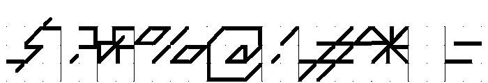ABCGalapagosCGrid Regular Font OTHER CHARS