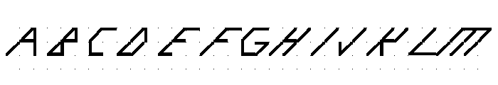 ABCGalapagosCGrid Regular Font UPPERCASE