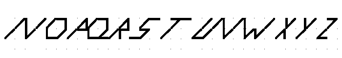 ABCGalapagosCGrid Regular Font UPPERCASE