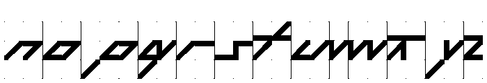 ABCGalapagosCGrid Semibold Font LOWERCASE