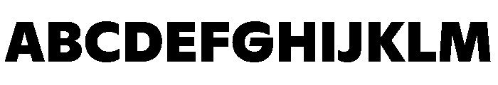 ABCGinto Black Font UPPERCASE