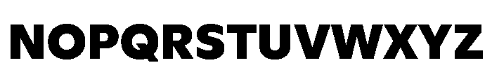 ABCGinto Black Font UPPERCASE