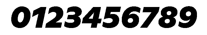 ABCGinto BlackItalic Font OTHER CHARS