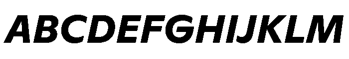 ABCGinto BoldItalic Font UPPERCASE