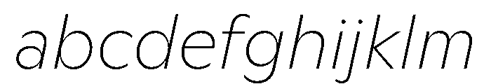 ABCGinto HairlineItalic FONT