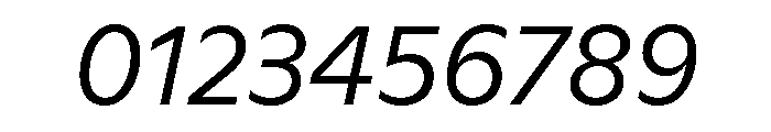 ABCGinto LightItalic Font OTHER CHARS