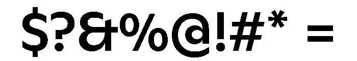 ABCGinto Medium Font OTHER CHARS