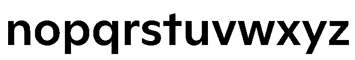 ABCGinto Medium Font LOWERCASE