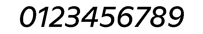 ABCGinto RegularItalic Font OTHER CHARS