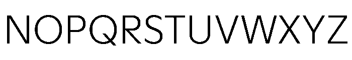 ABCGinto Thin Font UPPERCASE