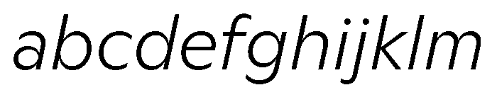 ABCGinto ThinItalic FONT