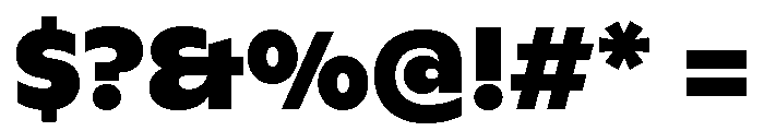 ABCGinto Ultra Font OTHER CHARS