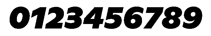 ABCGinto UltraItalic Font OTHER CHARS