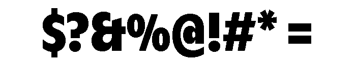 ABCGintoCondensed Black Font OTHER CHARS