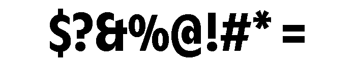 ABCGintoCondensed Bold Font OTHER CHARS