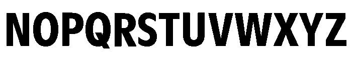ABCGintoCondensed Bold Font UPPERCASE