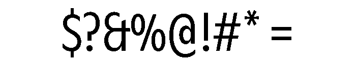 ABCGintoCondensed Light Font OTHER CHARS