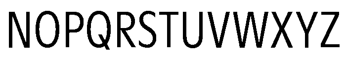 ABCGintoCondensed Light Font UPPERCASE