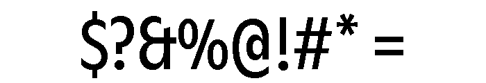ABCGintoCondensed Regular Font OTHER CHARS